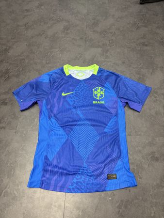 Brasil Trikot Nike Fussball blau grün guter Zustand