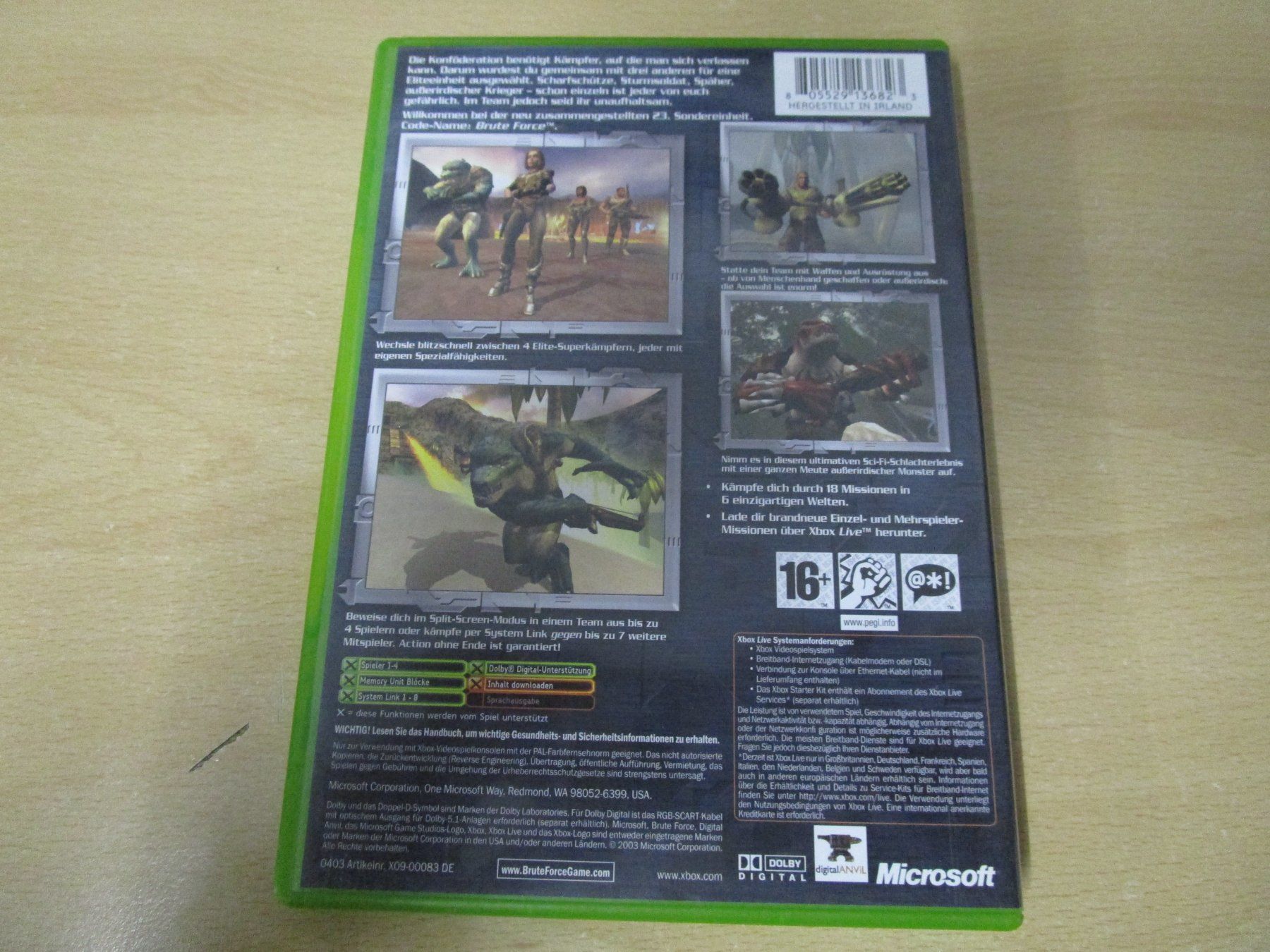 Microsoft Giochi: Brute Force Microsoft Xbox – Usato da Goldau venduto da agestuffer 1