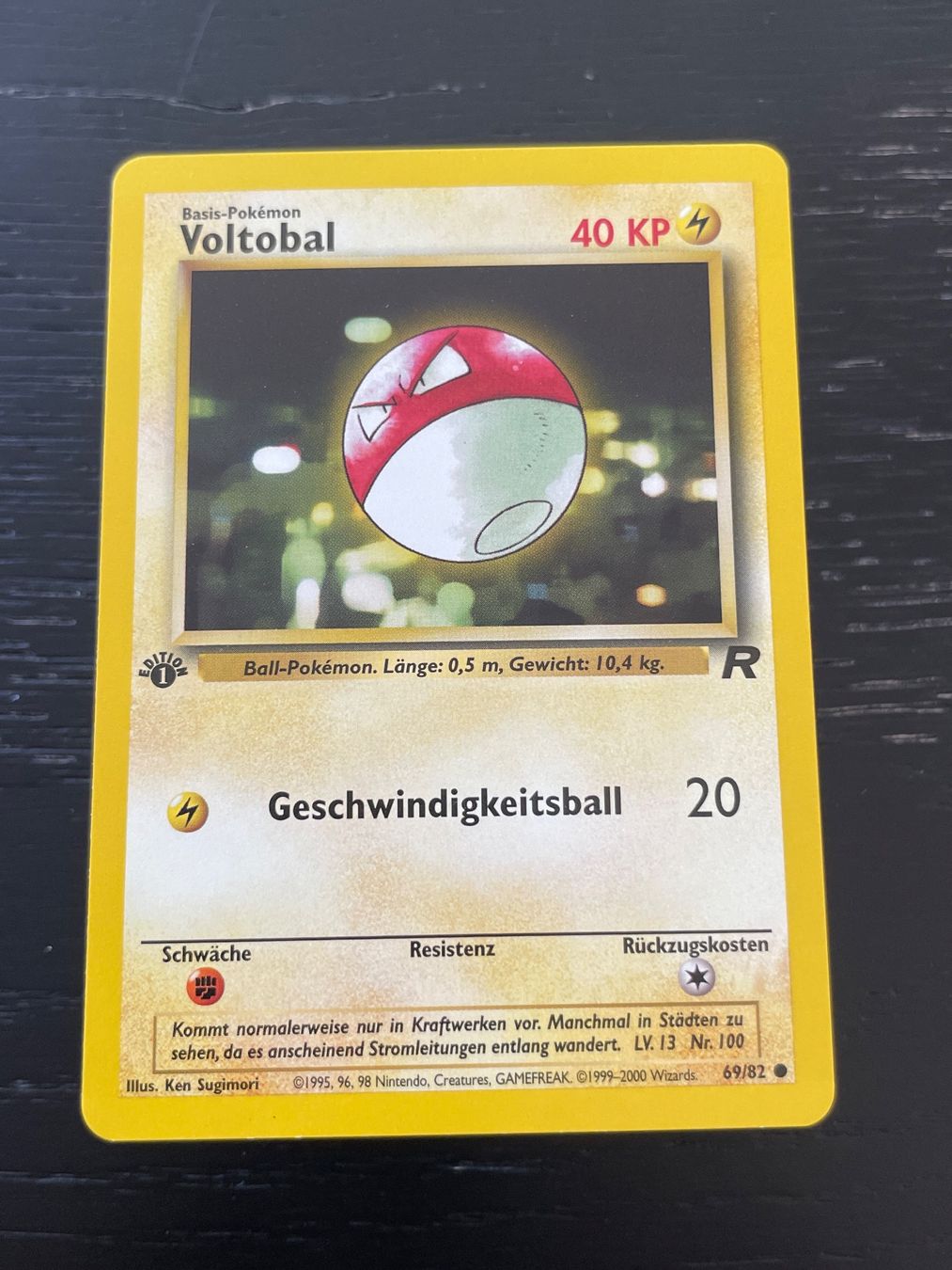 Pokémon Cartes à collectionner: Pokemon Voltobal 69/82 team rocket 1. edition – D'occasion à Hugelshofen par Suimosa