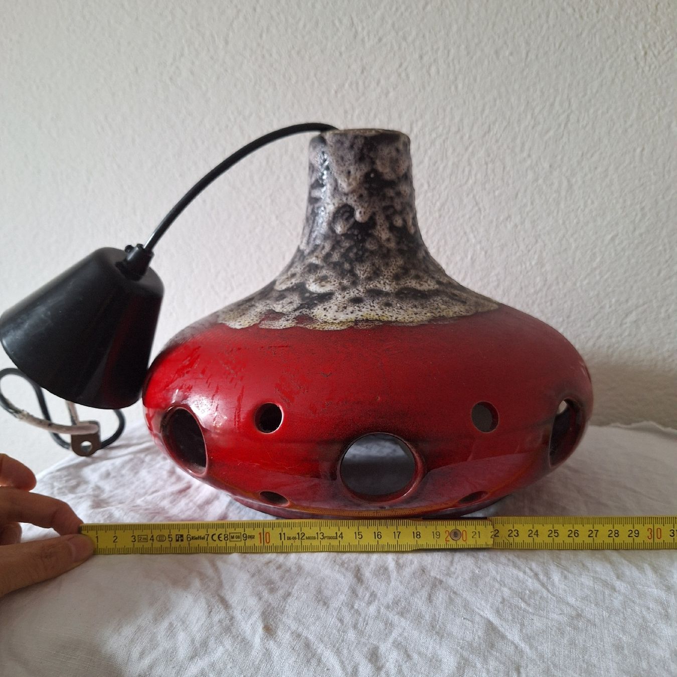 Lampade: Grosse, dicke Lava Lampe, 70er – Usato da Winterthur venduto da Goldpipau 7
