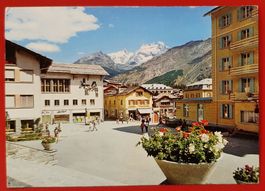 Saas-Fee 1972 - Dorfplatz