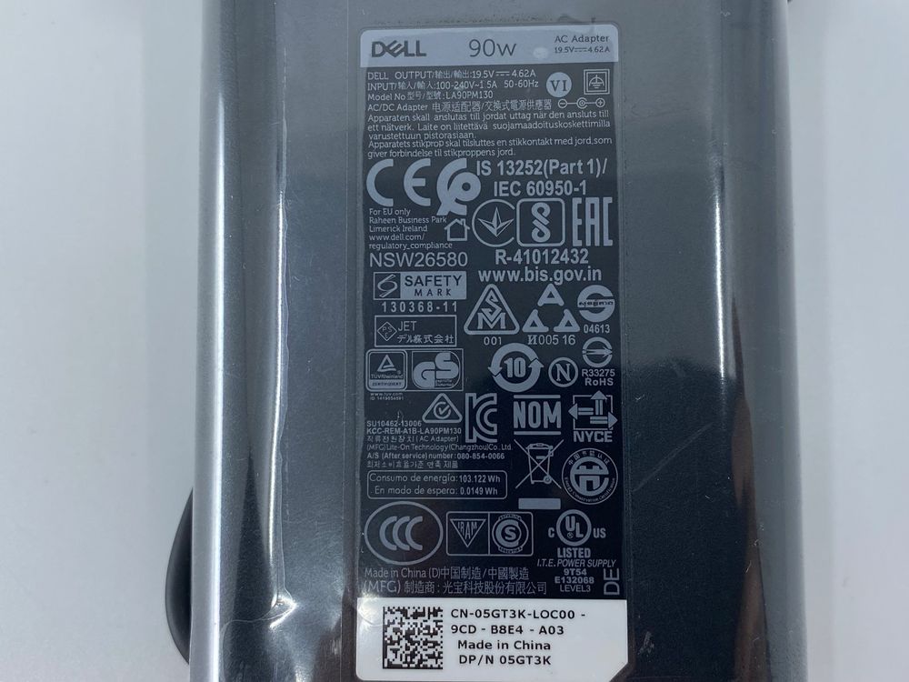 Dell Caricabatterie: Dell Latitude Netzteil 90 Watt mit CH-Stromkabel - NEUWERTIG – Nuovo (secondo la descrizione) da Langwiesen venduto da Restposten-24 4