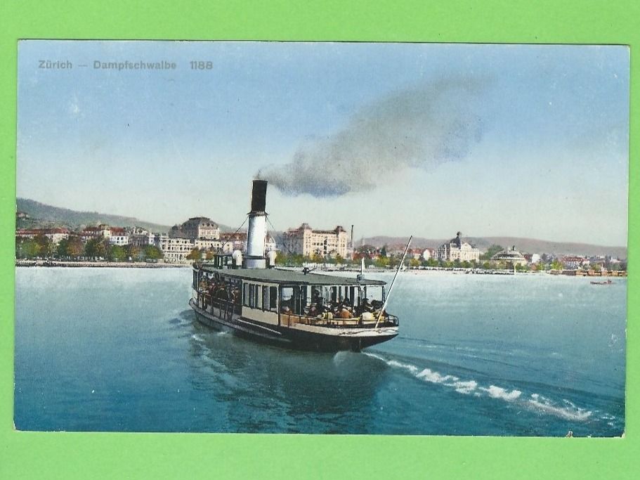 Cartoline postali: Zürich - Dampfschwalbe – Nuovo (secondo la descrizione) da Zürich venduto da t24_de