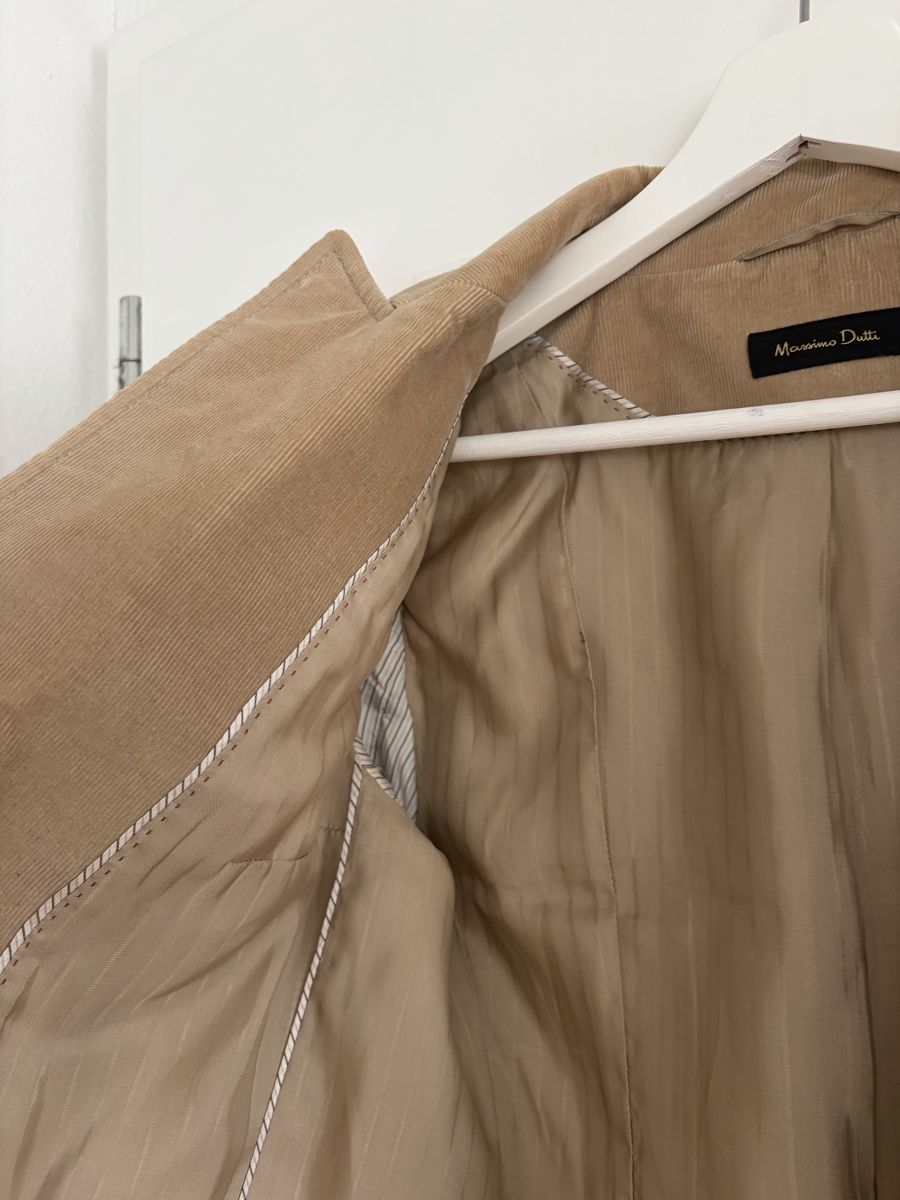Massimo Dutti Completi & Tailleur: Massimo Dutti Cordsakko beige – Usato da Winterthur venduto da fro84 2