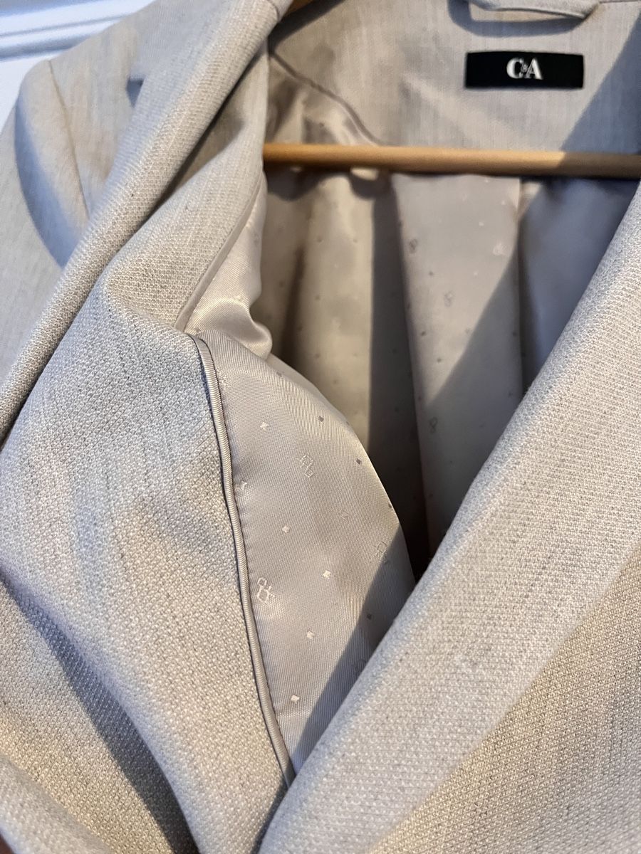 C&A Completi & Tailleur: Blazer beige/grau – Nuovo (secondo la descrizione) da Lohn SH venduto da Microzoff 2