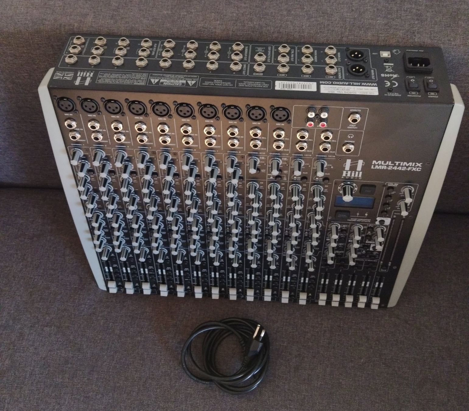 Console di mixaggio: Super table Hill Audio Multimix LMR-2442-FXC – Usato da Vevey venduto da Djporradao 6