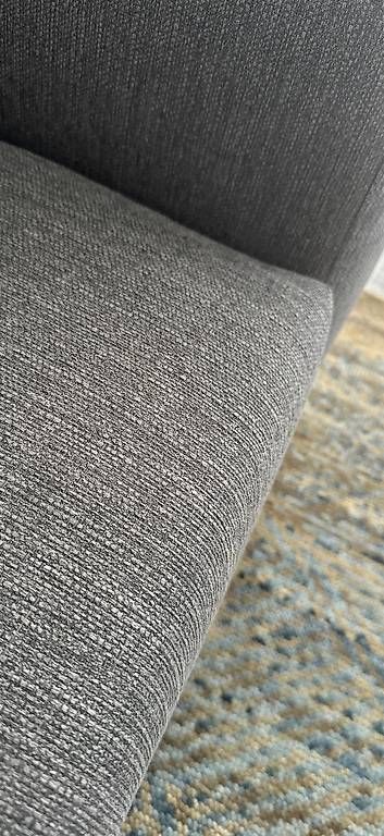 Divani: Eck-Sofa Stoff grau – Usato da Lohn-Ammannsegg venduto da Kurt1968 3