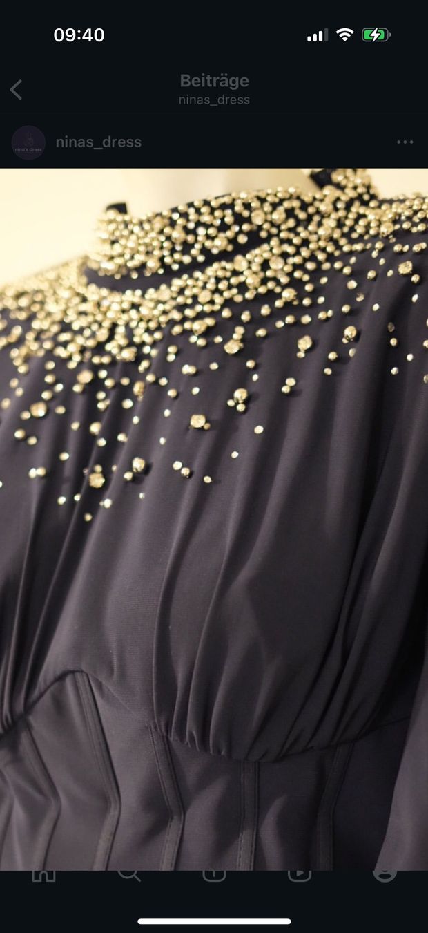 Vestiti: Elegantes, blaues Abendkleid, Gr... – Usato da Winterthur venduto da Lumi11 1