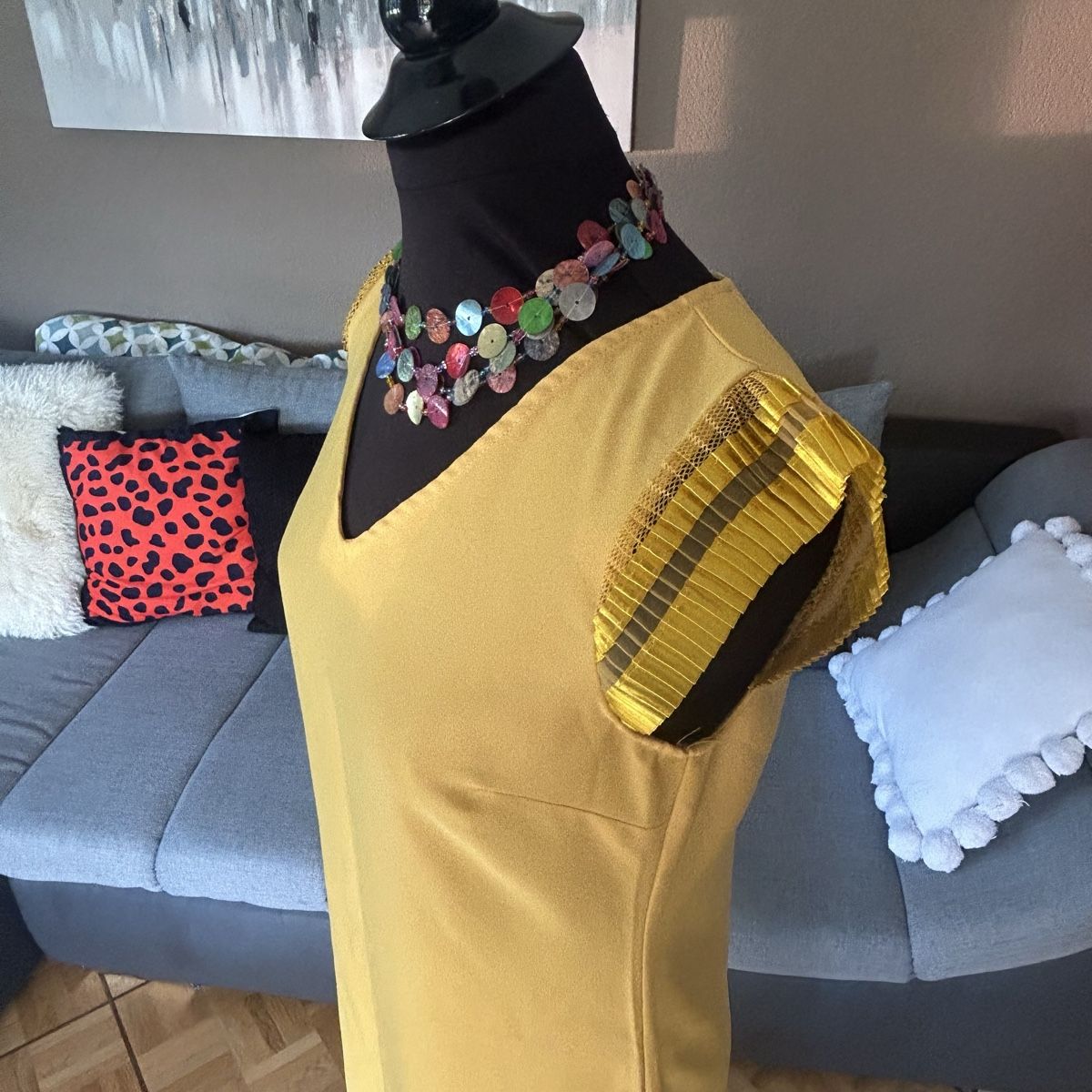 Nafnaf Vestiti: NAF NAF robe & collier 💛 S – Usato da Fribourg venduto da ficelle_de_luge 7
