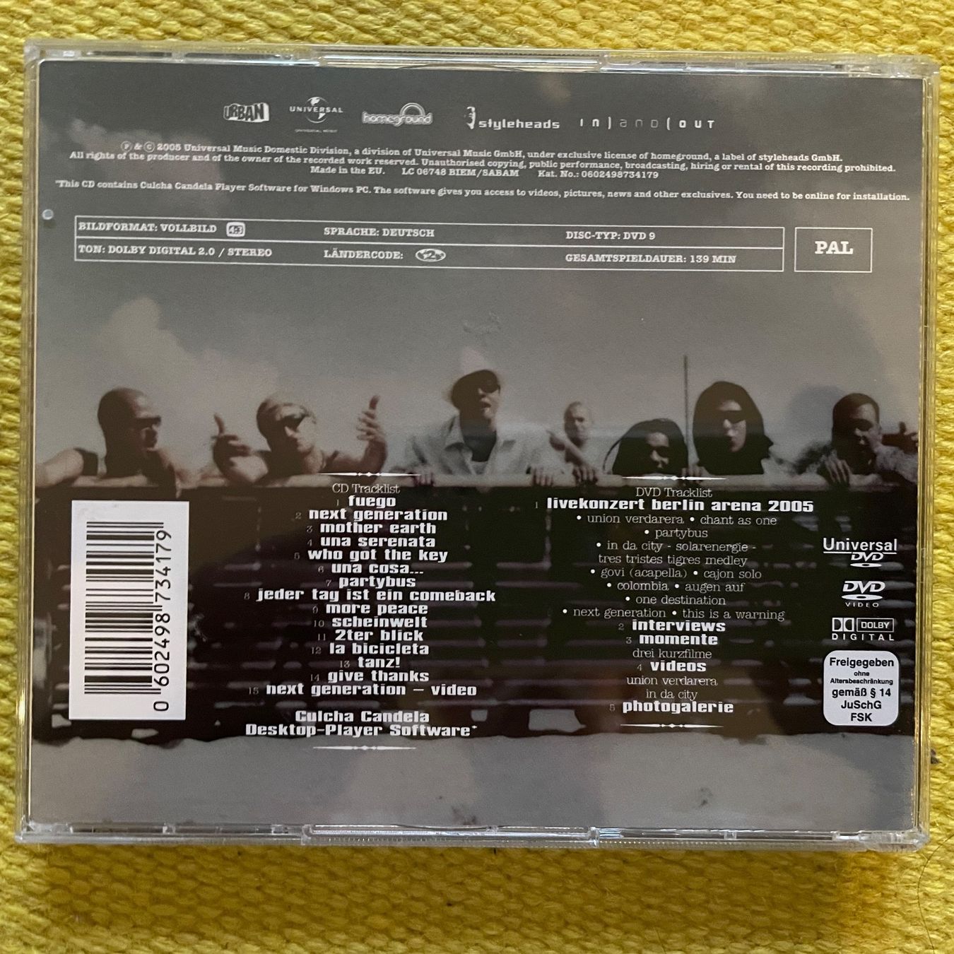 CD: CULCHA CANDELA-CD+DVD NEXT GENERATION SPECIAL EDITION – Usato da Rorschacherberg venduto da CD-Roli 1