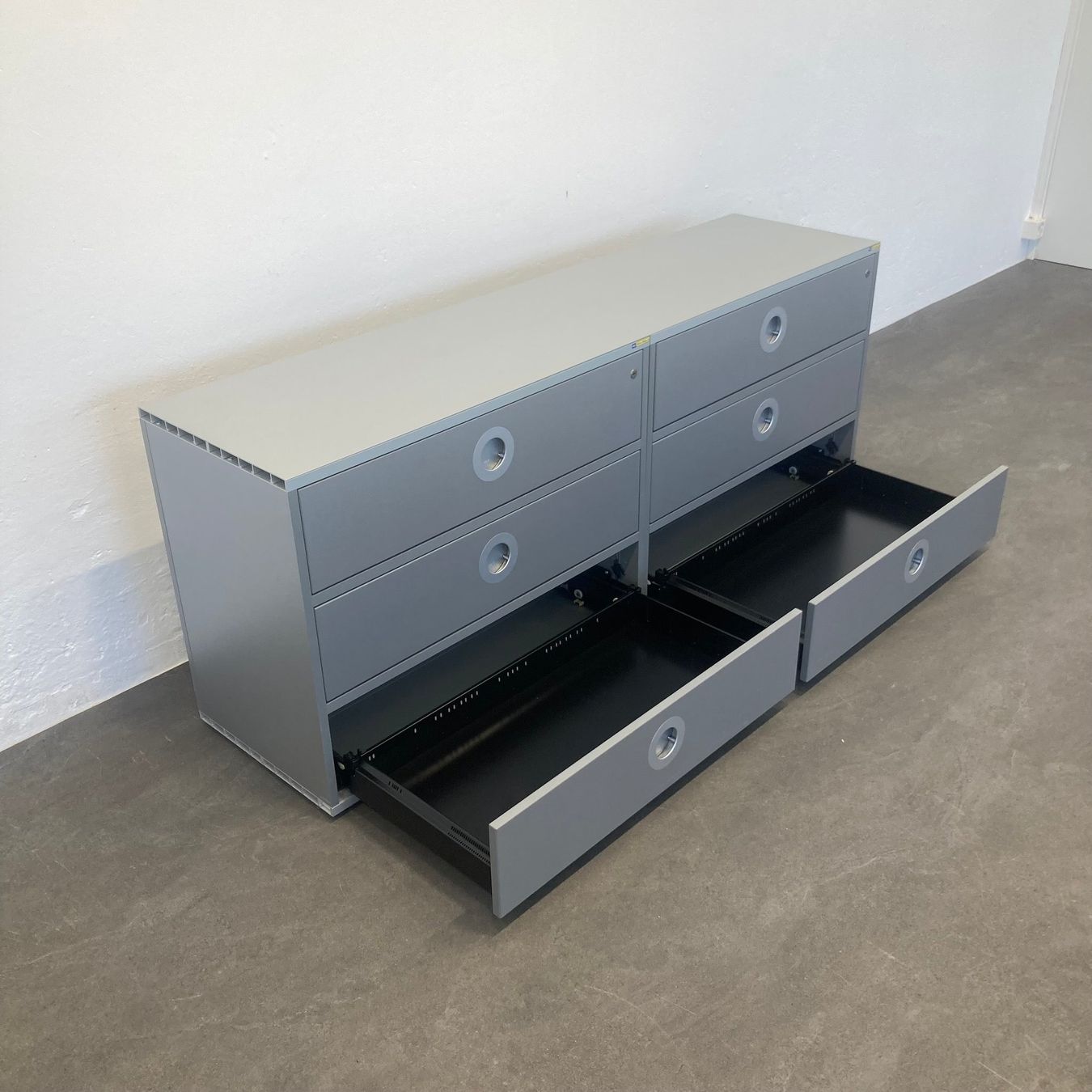 Cassettiere: Denz D3 Schubladen-Sideboard Anthrazit - 1600mm - ohne – Usato da Schönenwerd venduto da mcofficeshop 3
