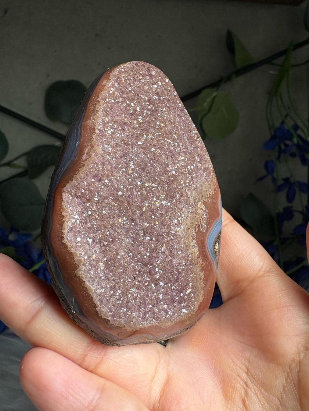 Pietre preziose: Uruguay Rainbow Amethyst Geode – Nuovo (secondo la descrizione) da Neuheim venduto da m.hald 1