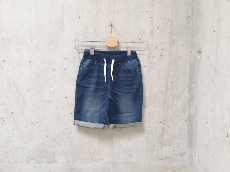 Short imitation jeans KIDS, bleu denim foncé, garçon, 128