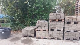 Beton Verbundsteine 20x20 grau gebraucht 