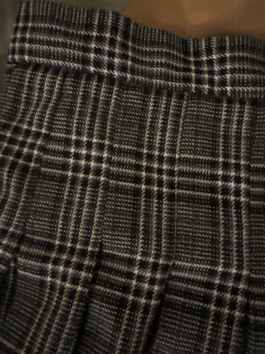 Pull&Bear Gonne: Jupe plissée Pull&Bear carreaux gris taille S – Nuovo (secondo la descrizione) da Malleray venduto da lol_96pf 1
