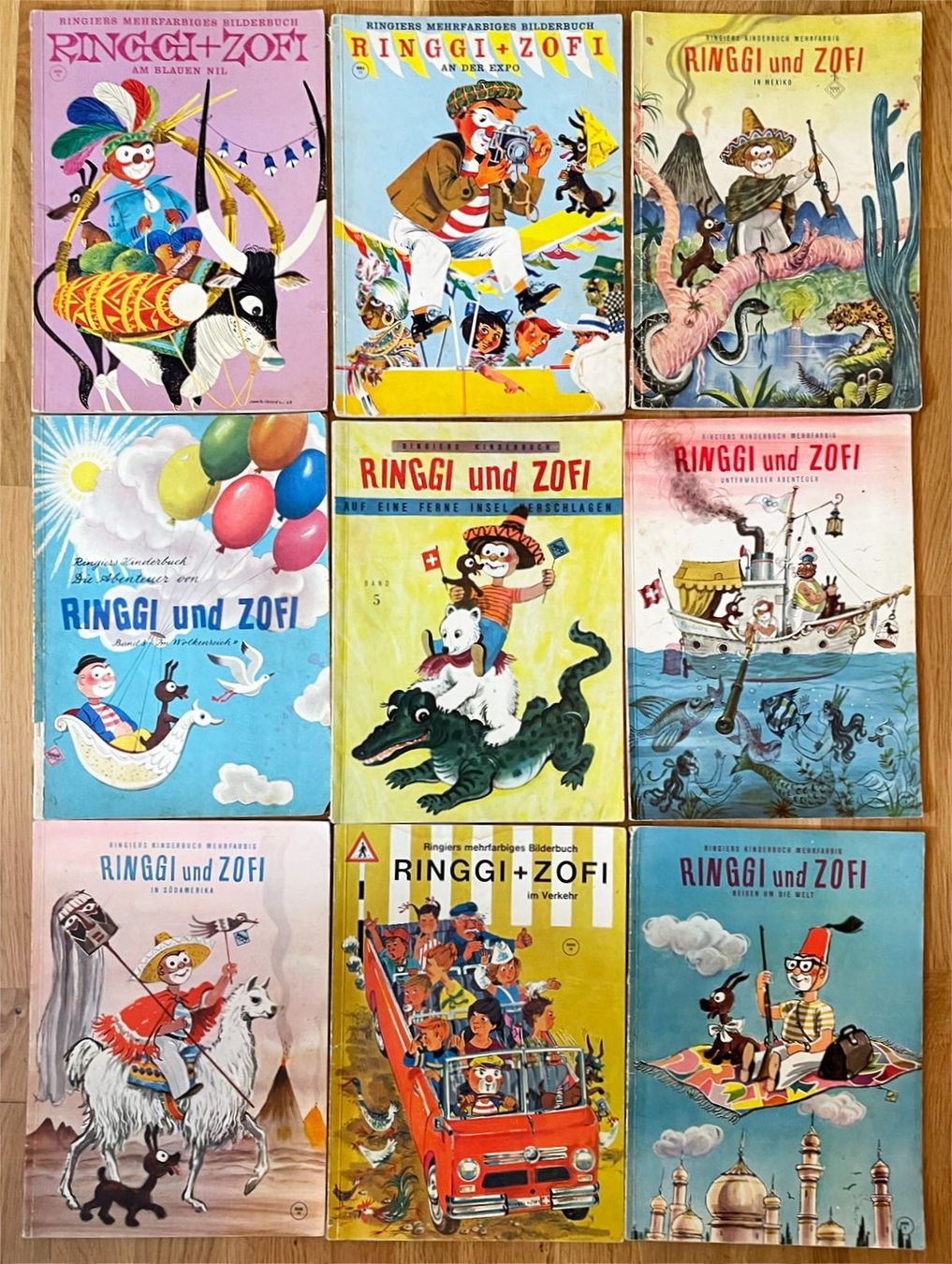 Comics: 9 Antike RINGGI UND ZOFI Magazine – Gebraucht aus Frenkendorf von Yard-Sale-2000
