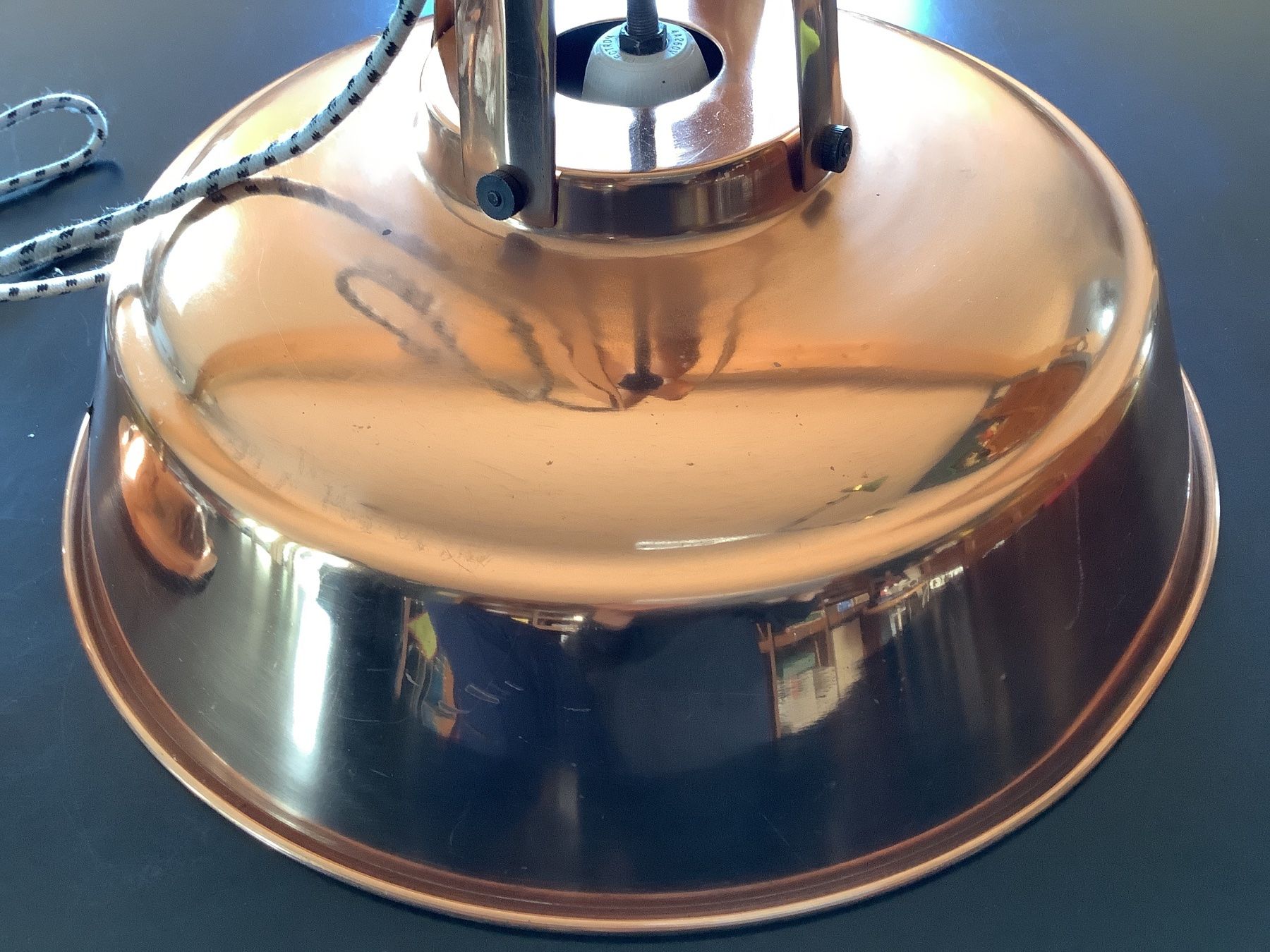 Lampadari & plafoniere: Lampe Suspension en cuivre – Usato da Marly venduto da cigarecrabe 2