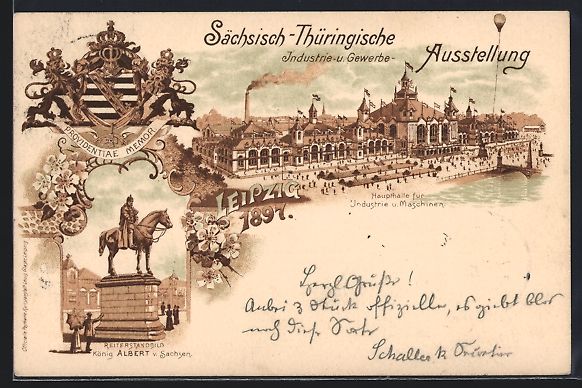 Entiers postaux: Litho Leipzig, Sächs.-Thür. Industrie- – D'occasion à Berlin par bartko-reher