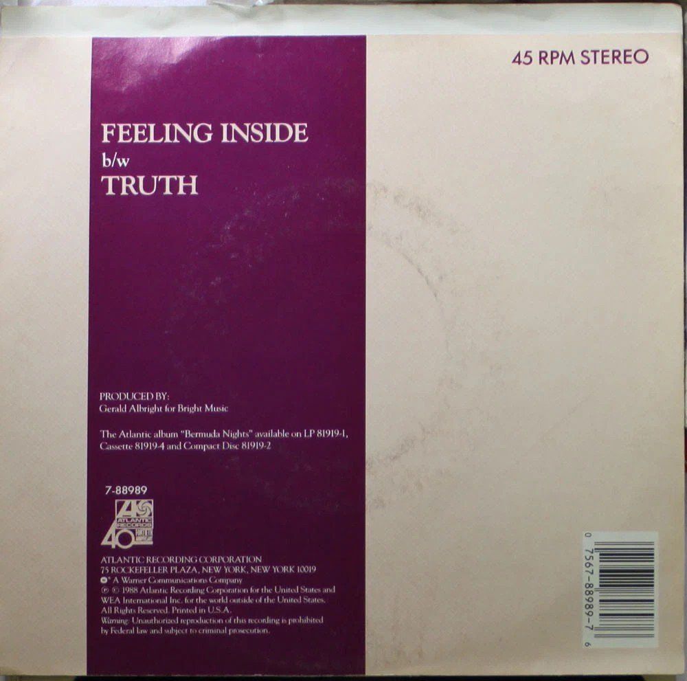 Vinyles: Albright Gerald: Feeling Inside 7" – D'occasion à Steinhausen par Vilivinili 1