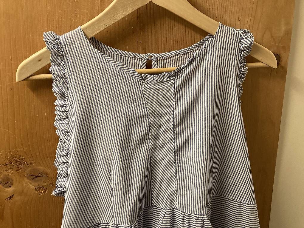 Vestiti: Gestreiftes leichtes Baumwollkleid Gr.40 – Usato da Brunnadern venduto da Bumlebee 1