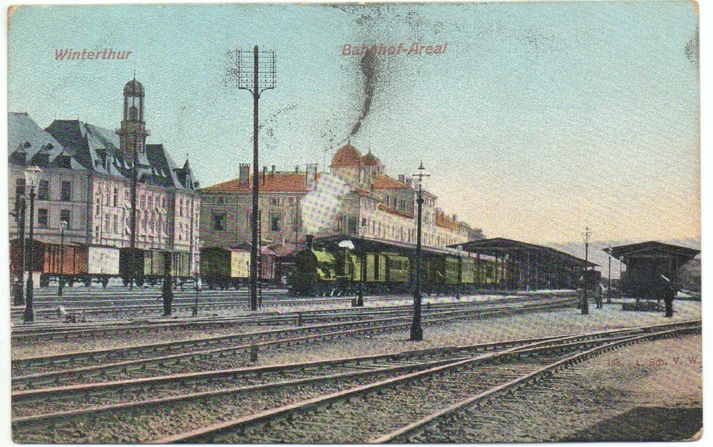 WINTERTHUR BahnhofAreal, Bahn, Dampflokomotive Kaufen auf Ricardo