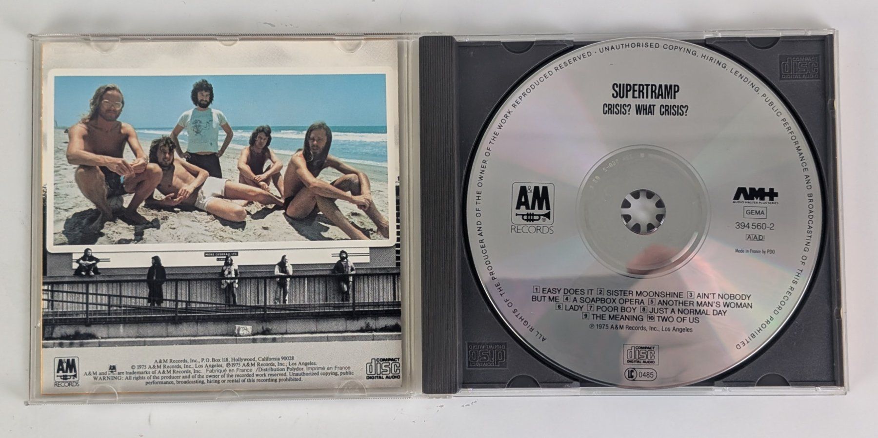 CD: Supertramp - Crisis? What Crisis? CD Top – Usato da Zürich venduto da 1.Simon 2