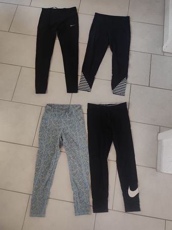 Sporthosen Damen 4er Set verschiedene Marken (2x Nike, usw.)