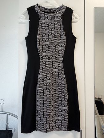 Kleid schwarz weiss Grösse 36