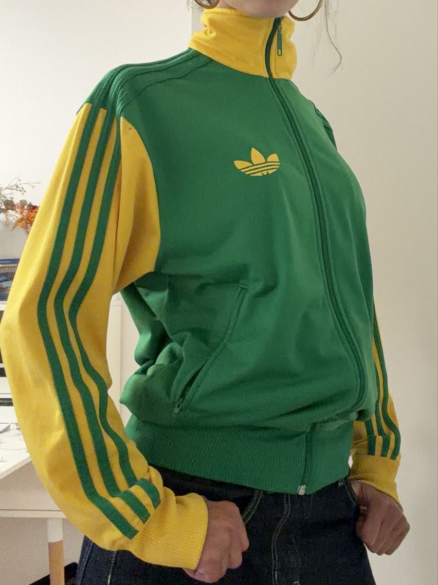 Adidas Vestes: Jacket Adidas verte et jaune – D'occasion à Pully par luc_9sgk 3