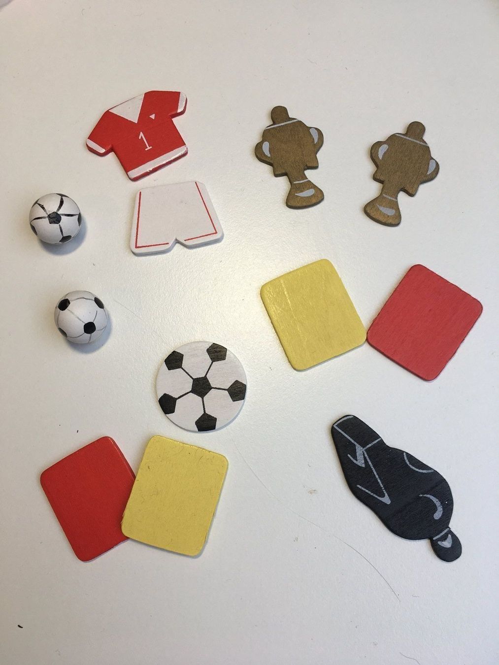 Kit bricolage: Fussball-Streuartikel (20 Set!) – Nuovo e nell'imballaggio originale da Egg SZ venduto da irbaku 1