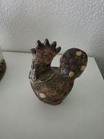 Vintage Keramik Hahn – rustikale Landhaus Deko