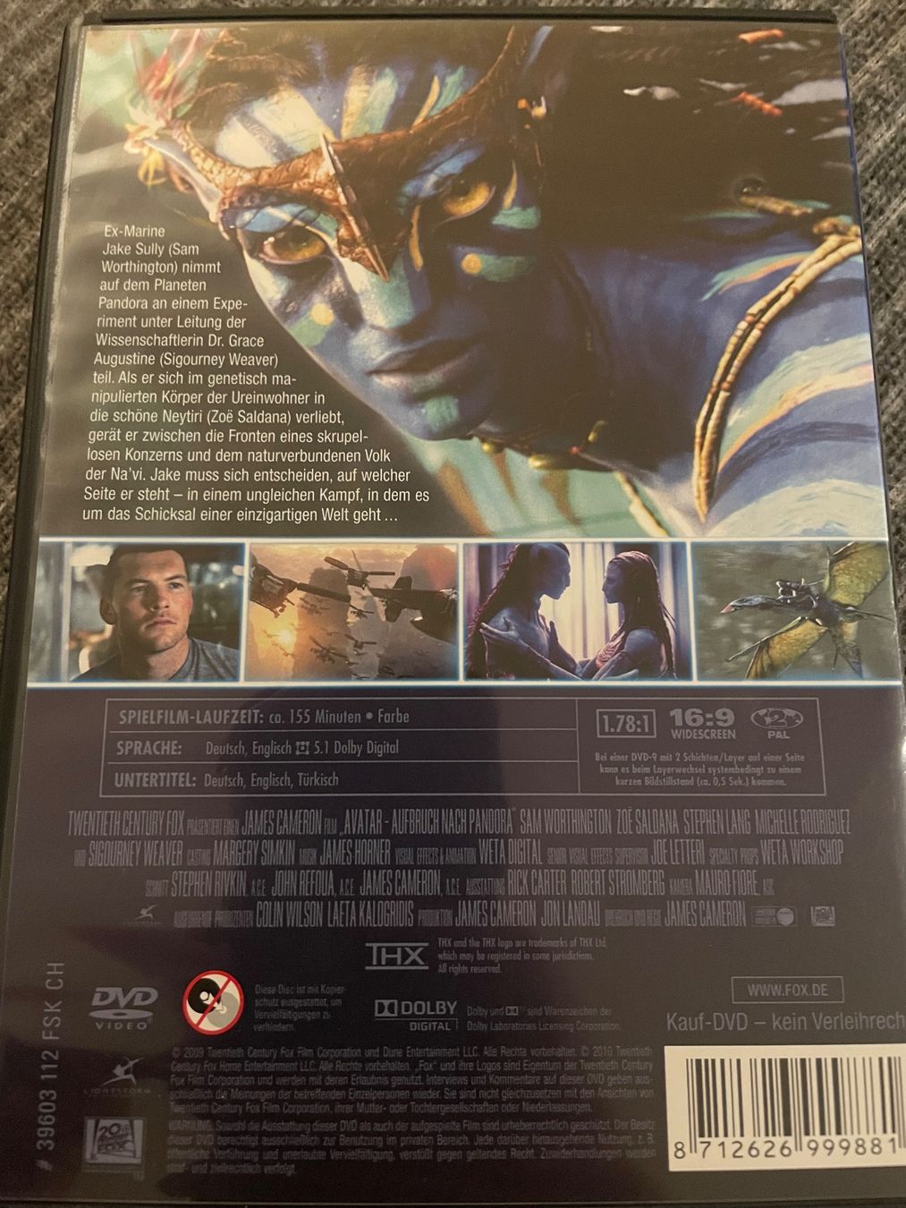 Tutti i DVDs: Avatar - Aufbruch nach Pandora – Usato da Dierikon venduto da Butcherboy 1