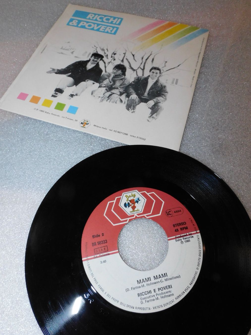 Schallplatten: Single 1985 Ricchi e Poveri Single  Single 1979 Alan Sorrent – Gebraucht aus Sursee von 76 6
