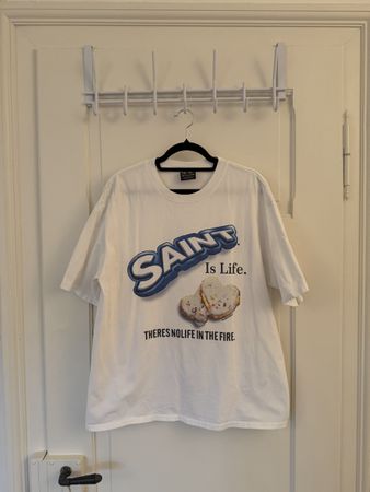 T-Shirt SAINT weiss Grösse L
