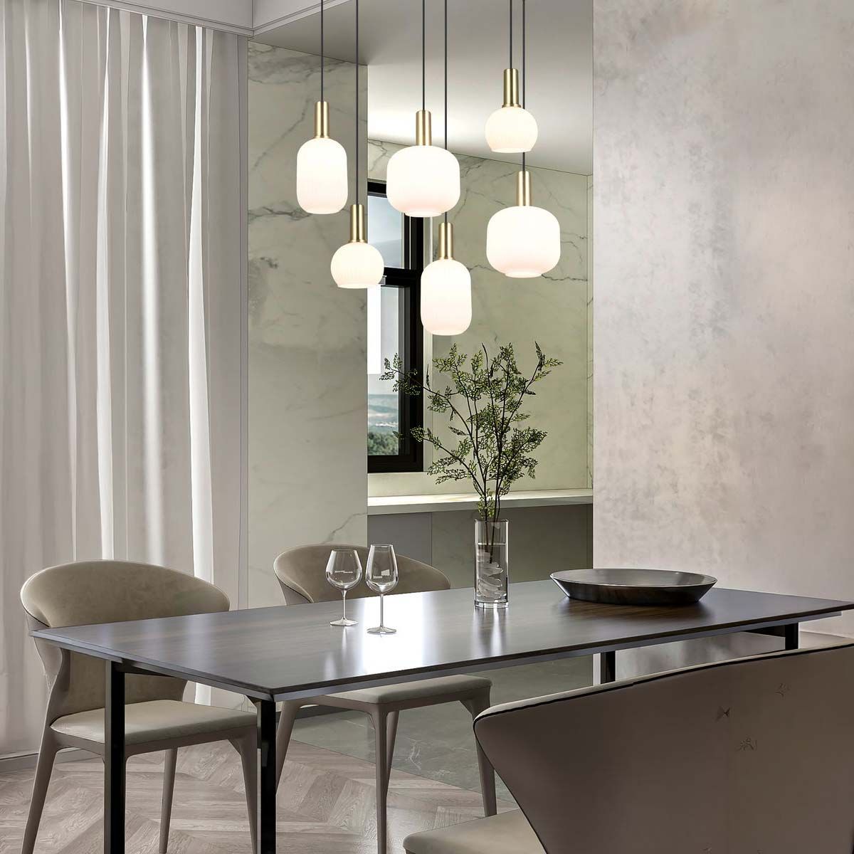 Lampadari & plafoniere: Pendelleuchte, Glas, 92 cm x 35 cm – Nuovo (secondo la descrizione) da Kreuzlingen venduto da Smart-Light 3