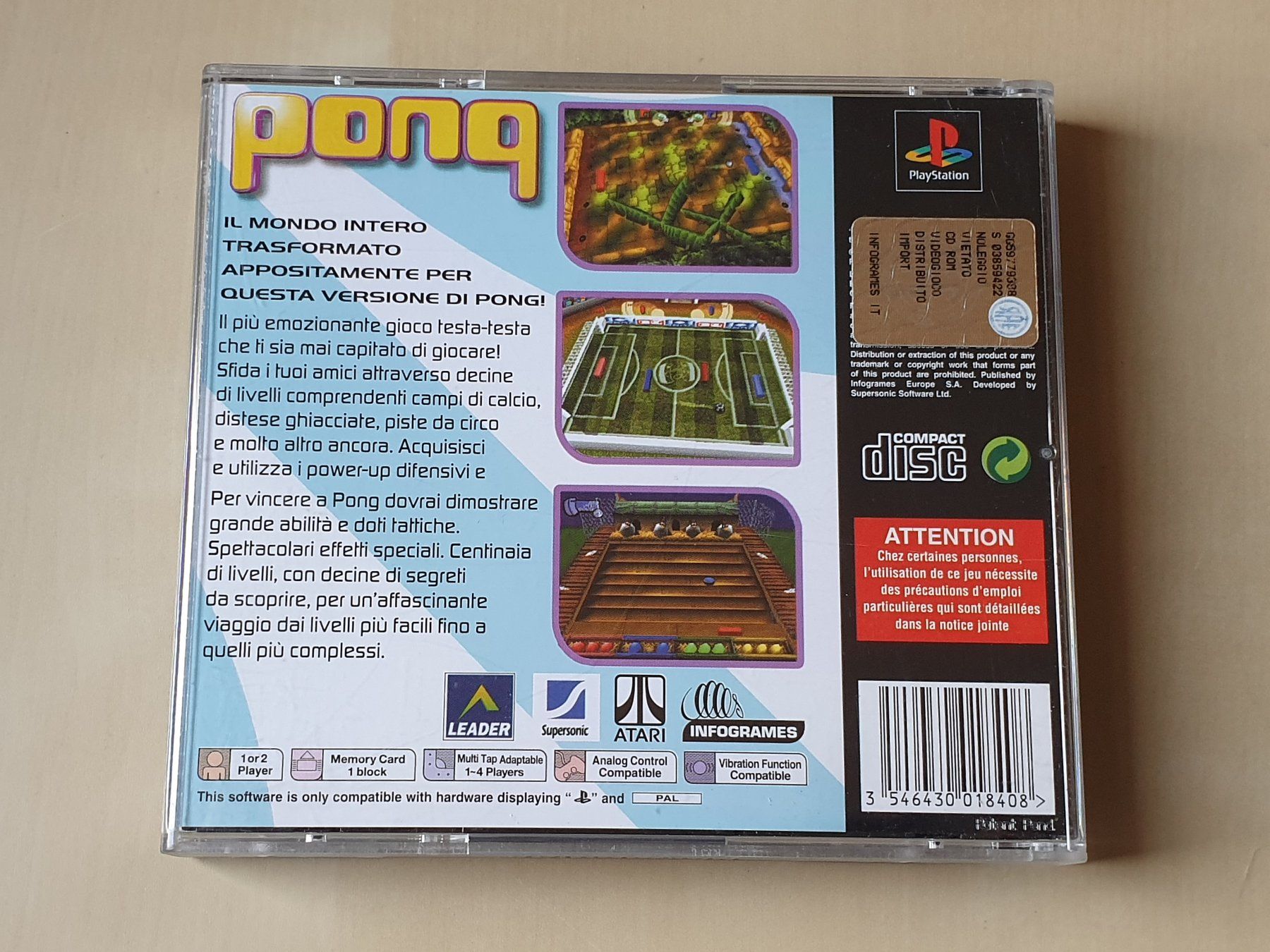 Sony Spiele: Pong – Gebraucht aus Stansstad von collectorsshop 1