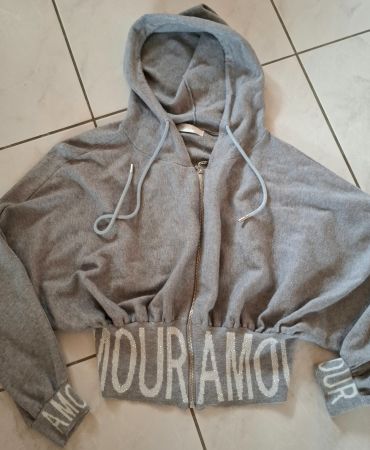 MC LORENE Hübsche Sweatjacke Gr.S für Damen