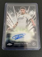 Federico Valverde Black Lazer Auto Topps Chrome UCC 23/24