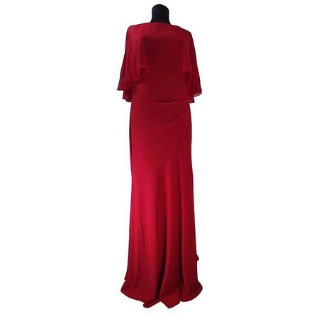 Wunderschönes rotes Kleid von Ralph Lauren, Grösse 4