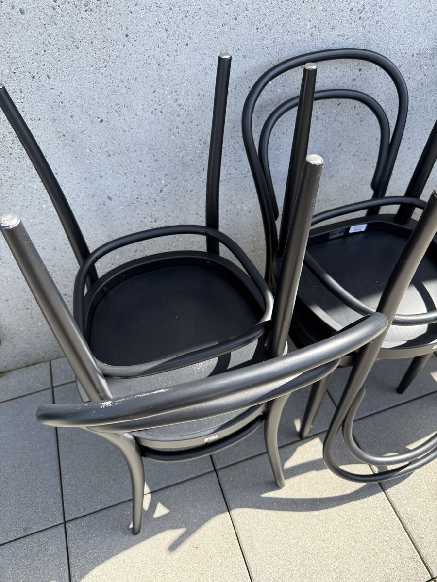 Thonet Sedie: 5x Stuhl Thonet 214M schwarz – Usato da Zürich venduto da aralex1 2
