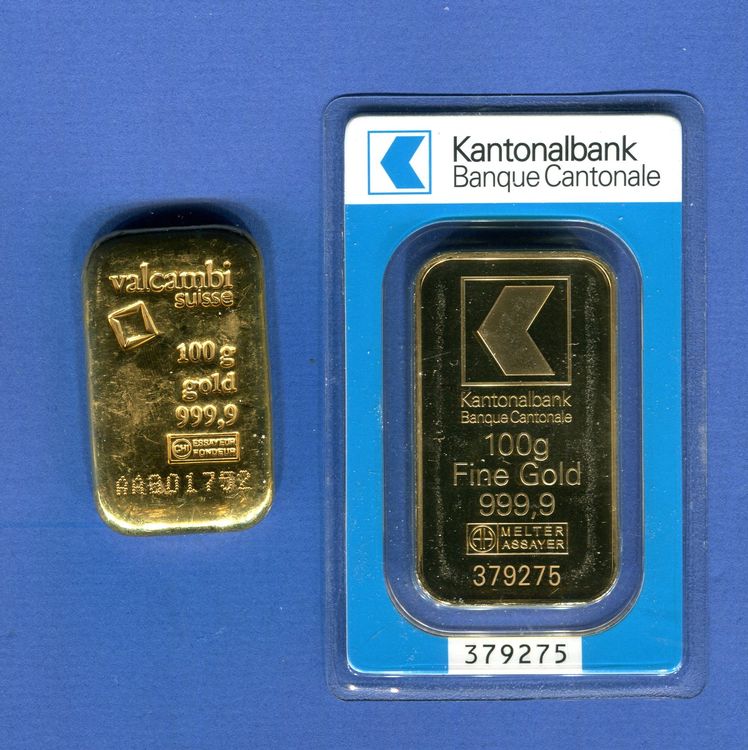 Goldbarren 2 X 100 Gramm Original Garantiert Echt | Kaufen Auf Ricardo