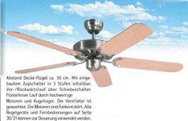 Deckenventilator Satin Star 132