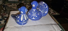 Pablo Zabal Peru Pottery Keramik Vögel Figuren Vintage
