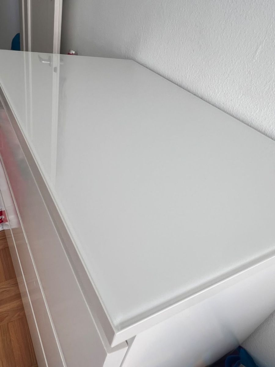 Ikea Nachttische: IKEA MALM Kommode 3 Schubladen Weiß + IKEA Glasplatte – Gebraucht aus Luzern von zapatae 2
