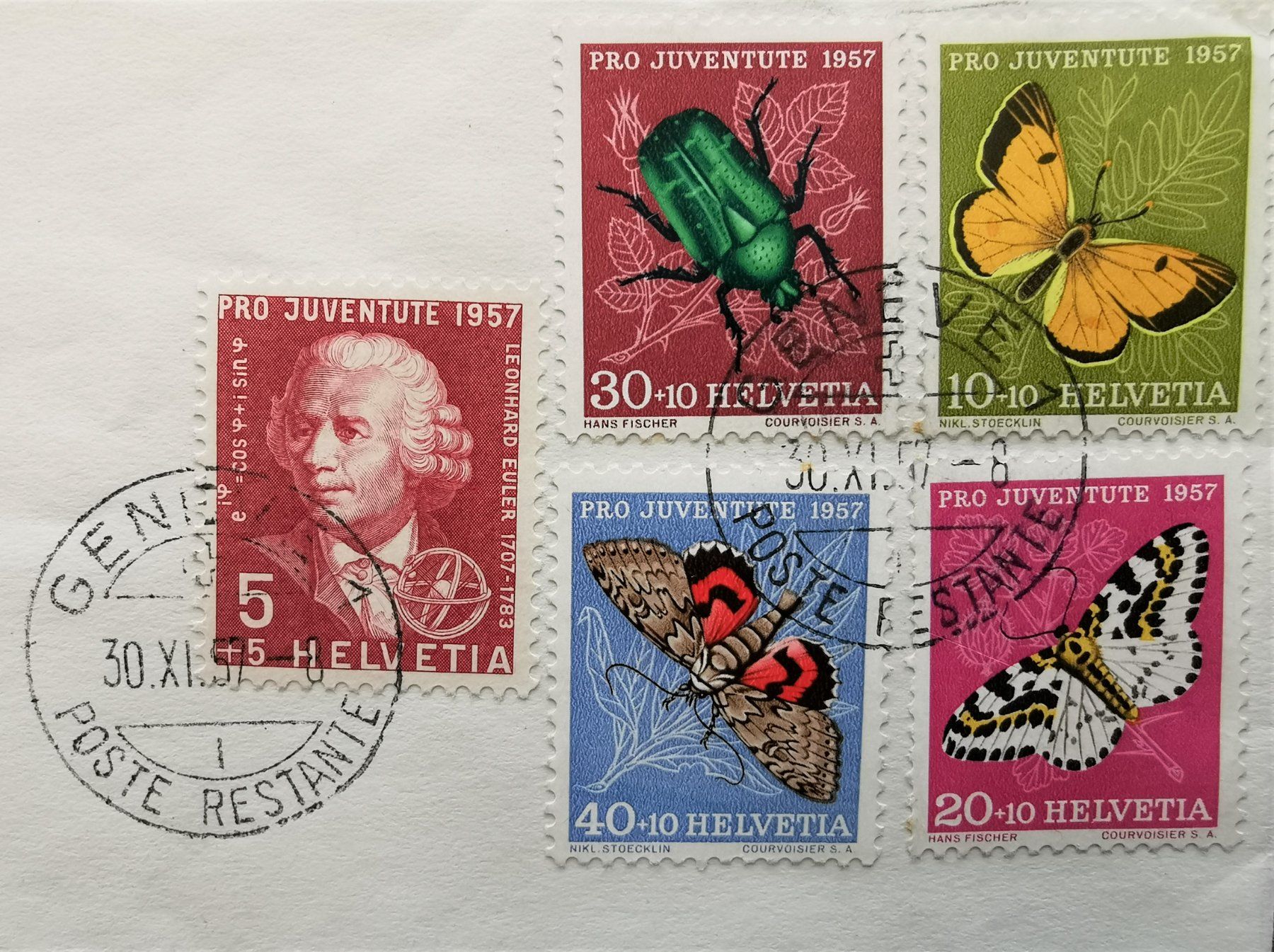 Tutti i francobolli: FDC Pro Juventute 1957 – Usato da Lichtensteig venduto da chlepfshit 1