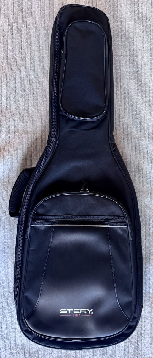 Strumenti musicali: JAWS E-Gitarre mit Aries/Widder-Design und inkl. Bag – Usato da Spiez venduto da Bu_Ji 5