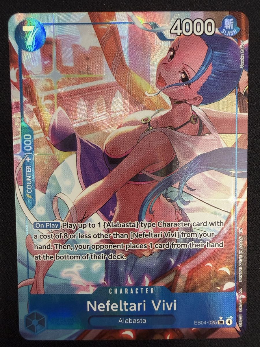Bandai Carte collezionabili: One Piece Nefeltari Vivi EB04-025 SR Parallel NM – Nuovo (secondo la descrizione) da Rolle venduto da KPTreasures