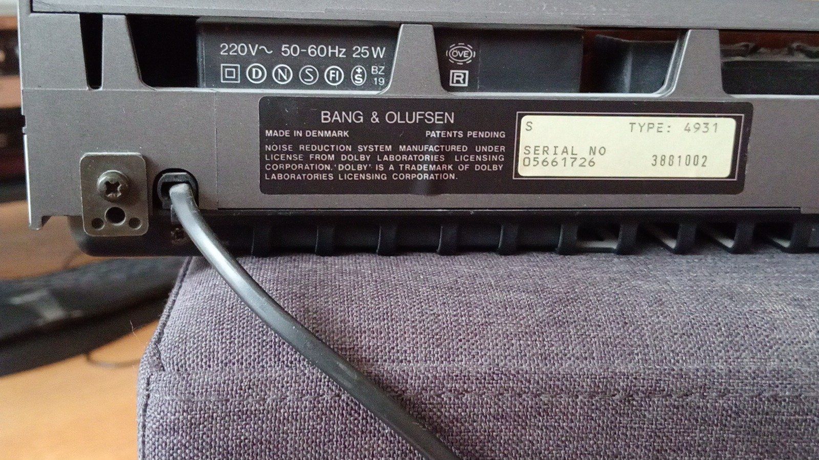 Tourne-disques: B&O Beogram 5500 Tape Player – D'occasion à St-Cergue par per_6cx5 2