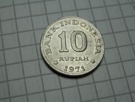Indonesien 10 Rupiah, 1971