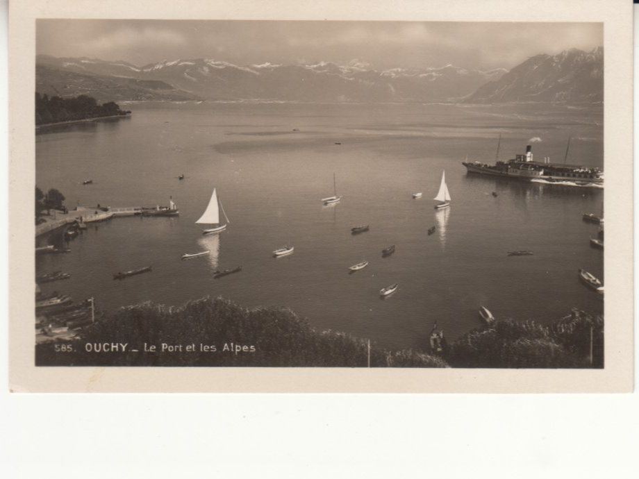 Cartoline postali: Ouchy 1935 – Usato da Bürglen TG venduto da StampGraf
